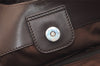 Authentic Salvatore Ferragamo Vintage Leather Shoulder Tote Bag Brown SF 3525K