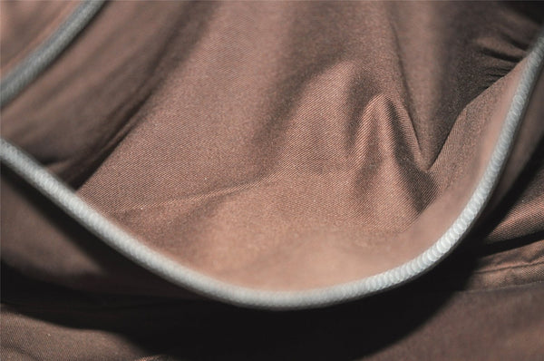 Authentic Salvatore Ferragamo Vintage Leather Shoulder Tote Bag Brown SF 3525K