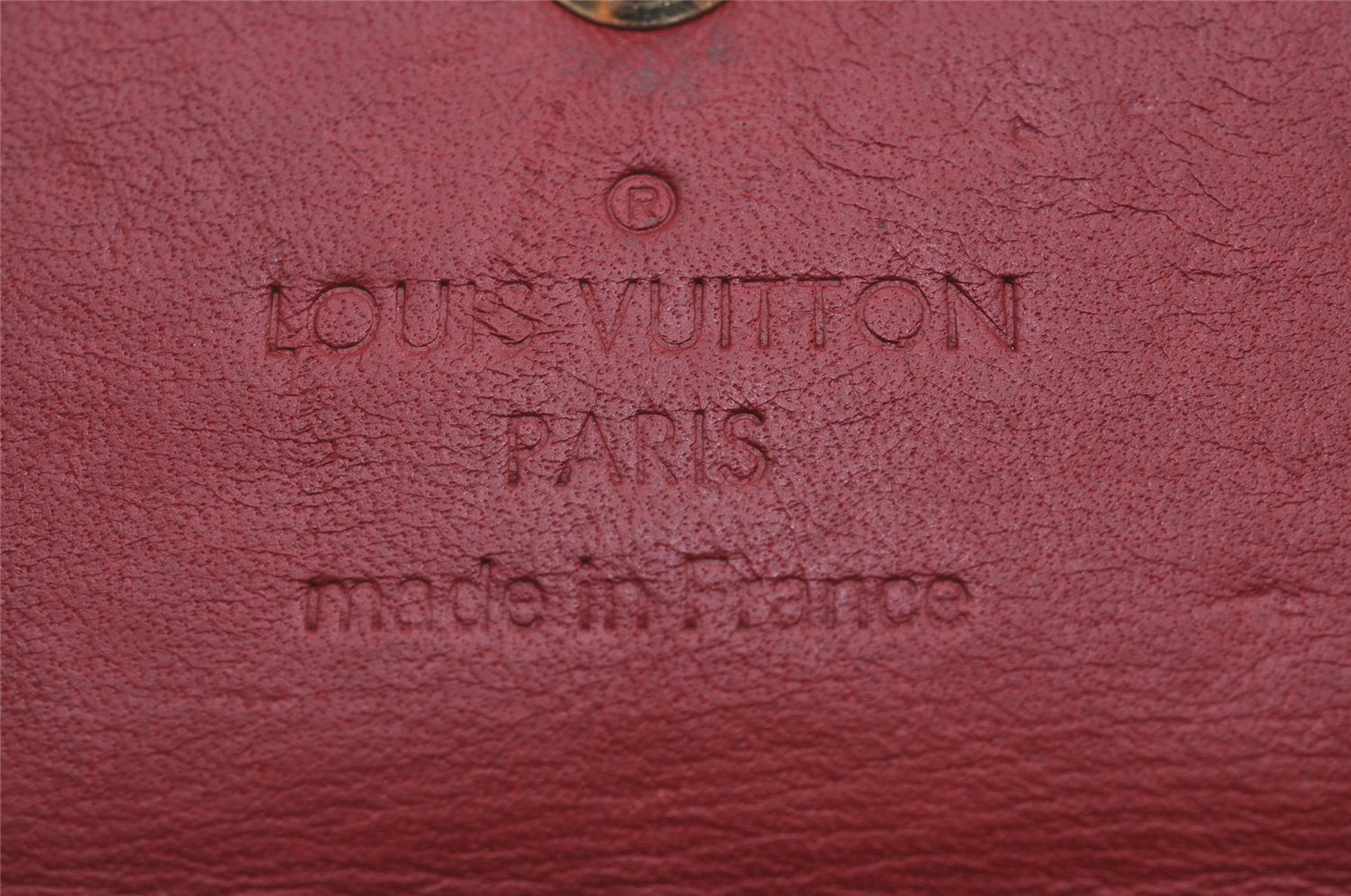 Authentic Louis Vuitton Vernis Multicles 4 Four Hooks Key Case M91976 Red 3526I