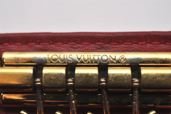 Authentic Louis Vuitton Vernis Multicles 4 Four Hooks Key Case M91976 Red 3526I