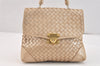 Authentic BOTTEGA VENETA Intrecciato Leather 2Way Shoulder Hand Bag Beige 3526K