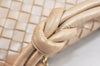 Authentic BOTTEGA VENETA Intrecciato Leather 2Way Shoulder Hand Bag Beige 3526K