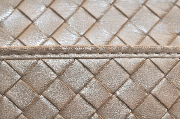 Authentic BOTTEGA VENETA Intrecciato Leather 2Way Shoulder Hand Bag Beige 3526K