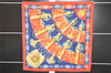 Authentic HERMES Carre 90 Scarf "Cliquetis" Silk Orange 3527J