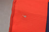 Authentic HERMES Carre 90 Scarf "Cliquetis" Silk Orange 3527J