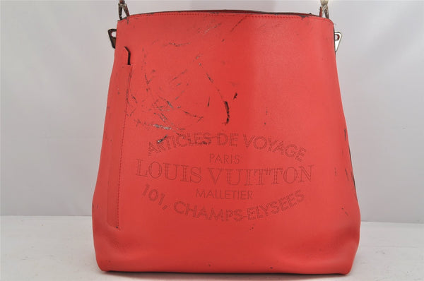 Auth Louis Vuitton Parnassea Bagatelle 2Way Shoulder Hand Bag M94352 Red 3527K