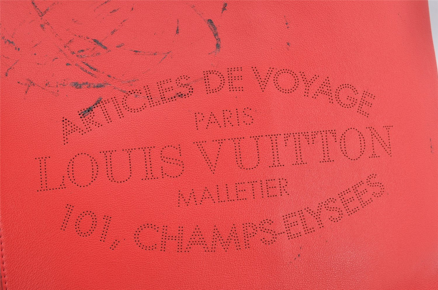 Auth Louis Vuitton Parnassea Bagatelle 2Way Shoulder Hand Bag M94352 Red 3527K