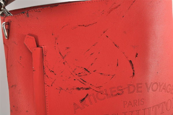 Auth Louis Vuitton Parnassea Bagatelle 2Way Shoulder Hand Bag M94352 Red 3527K