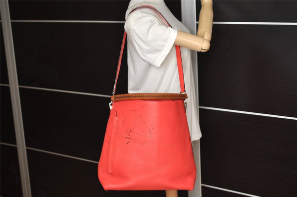 Auth Louis Vuitton Parnassea Bagatelle 2Way Shoulder Hand Bag M94352 Red 3527K