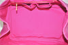 Authentic PRADA Canapa L Canvas Tote Hand Bag Pink 3529I