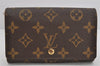 Auth Louis Vuitton Monogram Porte Monnaie Billets Tresor Wallet M61730 LV 3530K