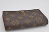 Auth Louis Vuitton Monogram Porte Monnaie Billets Tresor Wallet M61730 LV 3530K