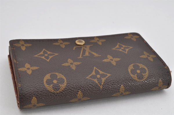 Auth Louis Vuitton Monogram Porte Monnaie Billets Tresor Wallet M61730 LV 3530K