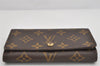 Auth Louis Vuitton Monogram Porte Monnaie Billets Tresor Wallet M61730 LV 3530K