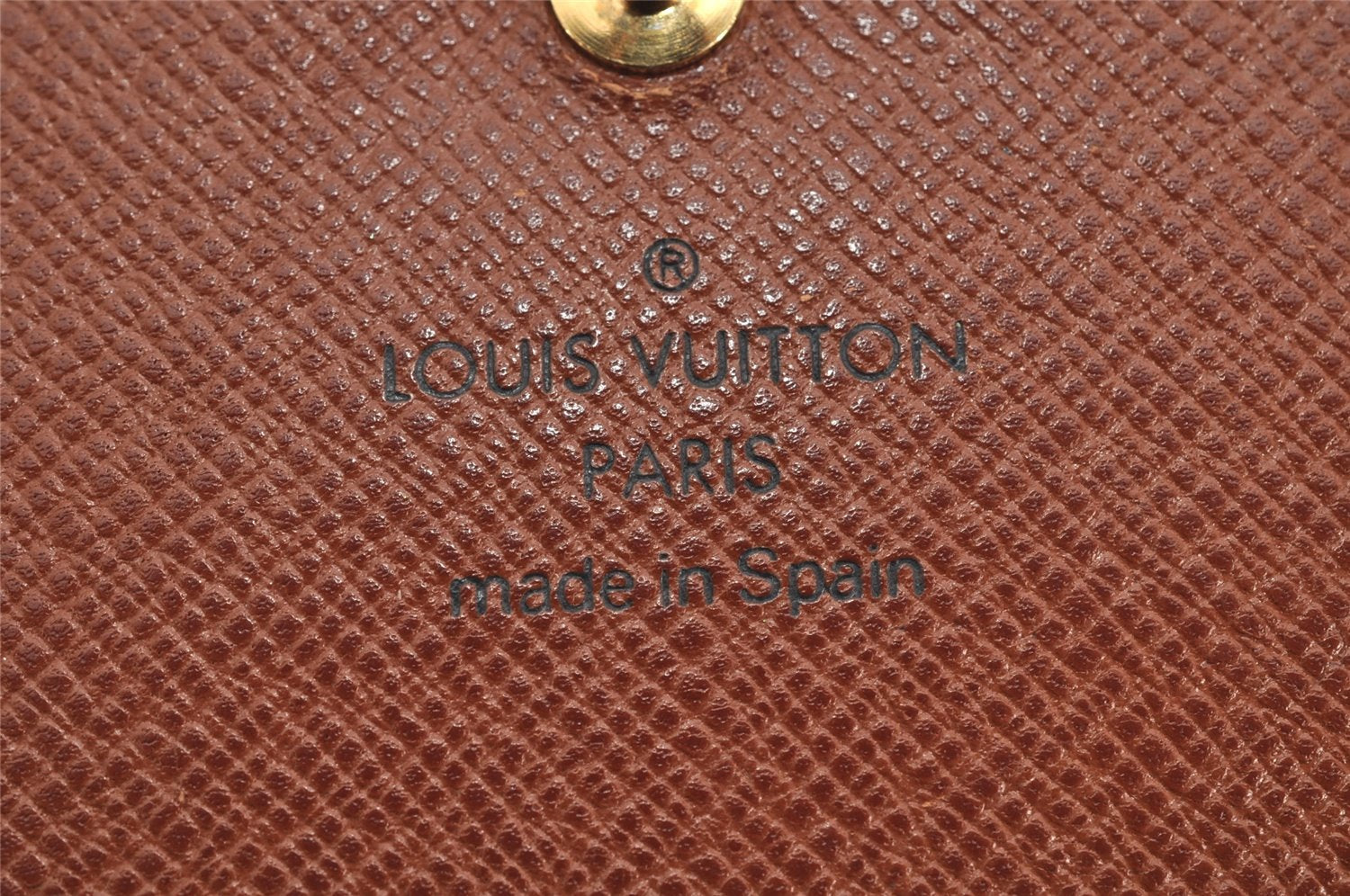 Auth Louis Vuitton Monogram Porte Monnaie Billets Tresor Wallet M61730 LV 3530K