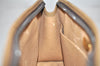 Authentic GUCCI GG Plus Clutch Hand Bag Purse GG PVC Leather Brown 3532K