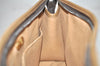Authentic GUCCI GG Plus Clutch Hand Bag Purse GG PVC Leather Brown 3532K