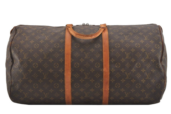 Authentic Louis Vuitton Monogram Keepall 60 Travel Boston Bag M41422 LV 3533J