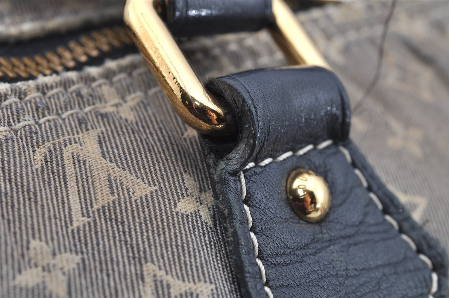 Auth Louis Vuitton Monogram Idylle Speedy Bandouliere 30 Blue M56703 LV 3534I
