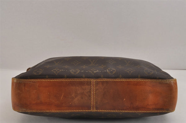 Authentic Louis Vuitton Monogram Boulogne 35 Shoulder Cross Bag Old Model 3534J