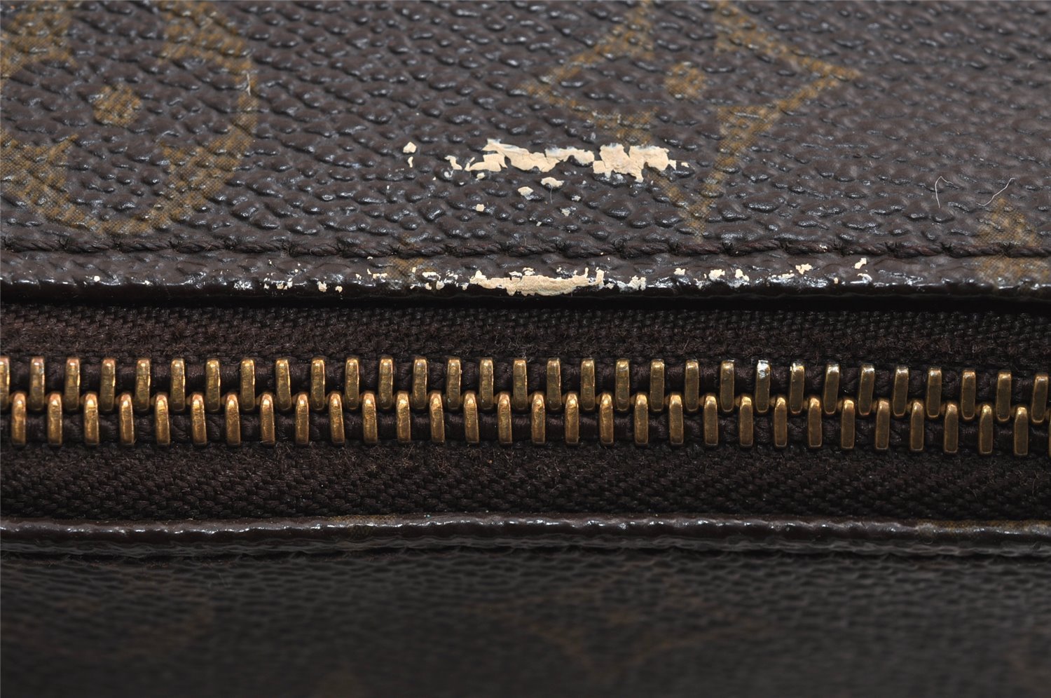 Authentic Louis Vuitton Monogram Boulogne 35 Shoulder Cross Bag Old Model 3534J