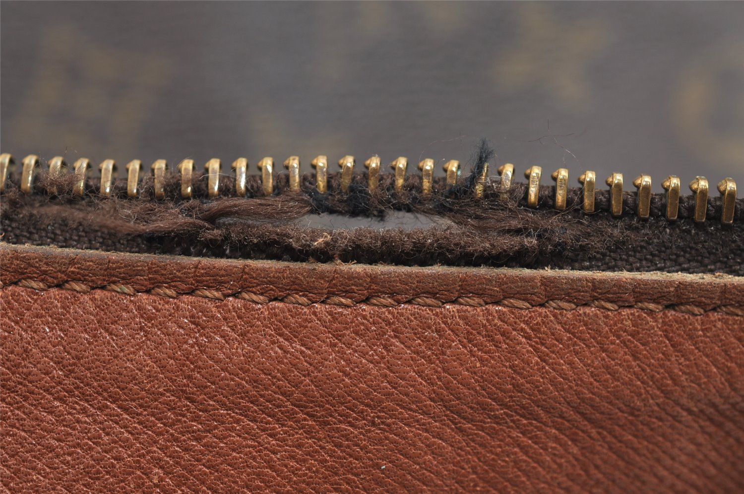 Authentic Louis Vuitton Monogram Boulogne 35 Shoulder Cross Bag Old Model 3534J