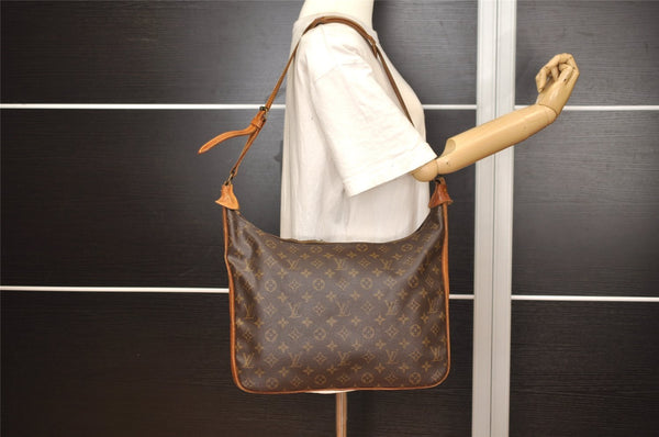 Authentic Louis Vuitton Monogram Boulogne 35 Shoulder Cross Bag Old Model 3534J
