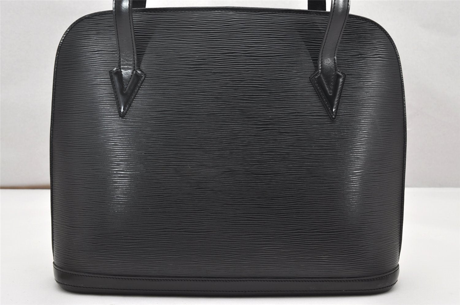 Authentic Louis Vuitton Epi Lussac Shoulder Tote Bag Black M52282 LV 3534K