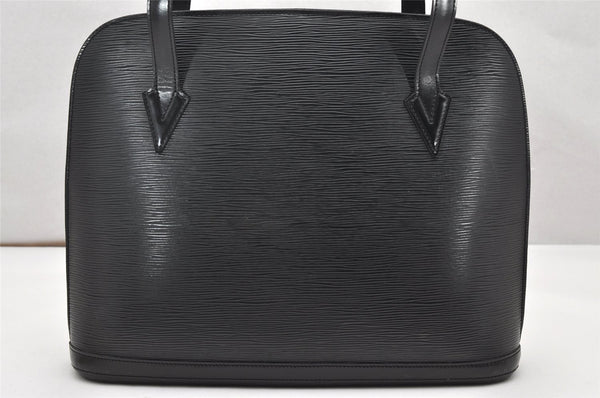 Authentic Louis Vuitton Epi Lussac Shoulder Tote Bag Black M52282 LV 3534K