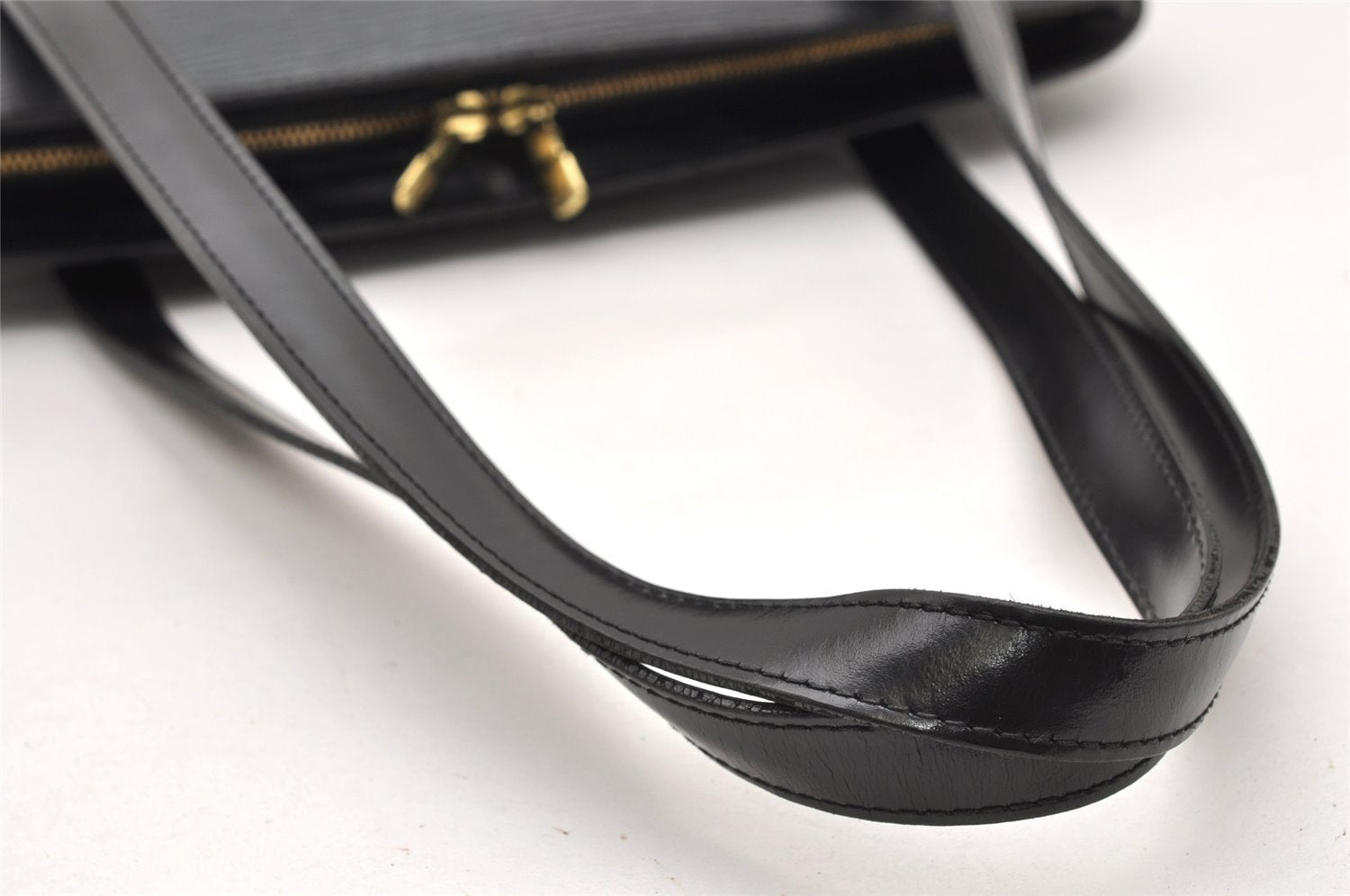 Authentic Louis Vuitton Epi Lussac Shoulder Tote Bag Black M52282 LV 3534K