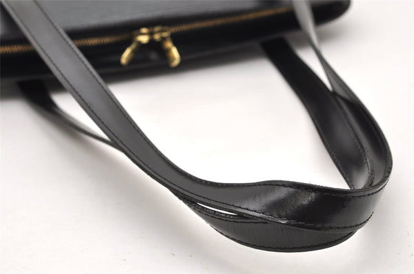 Authentic Louis Vuitton Epi Lussac Shoulder Tote Bag Black M52282 LV 3534K