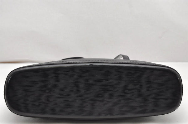 Authentic Louis Vuitton Epi Lussac Shoulder Tote Bag Black M52282 LV 3534K