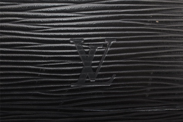 Authentic Louis Vuitton Epi Lussac Shoulder Tote Bag Black M52282 LV 3534K