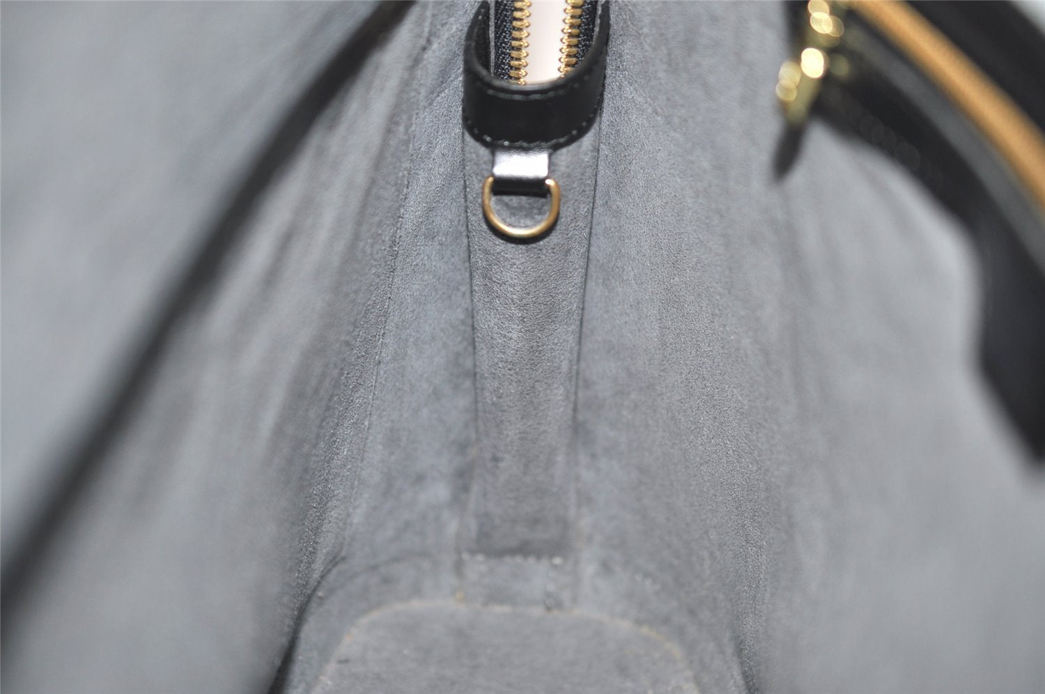 Authentic Louis Vuitton Epi Lussac Shoulder Tote Bag Black M52282 LV 3534K