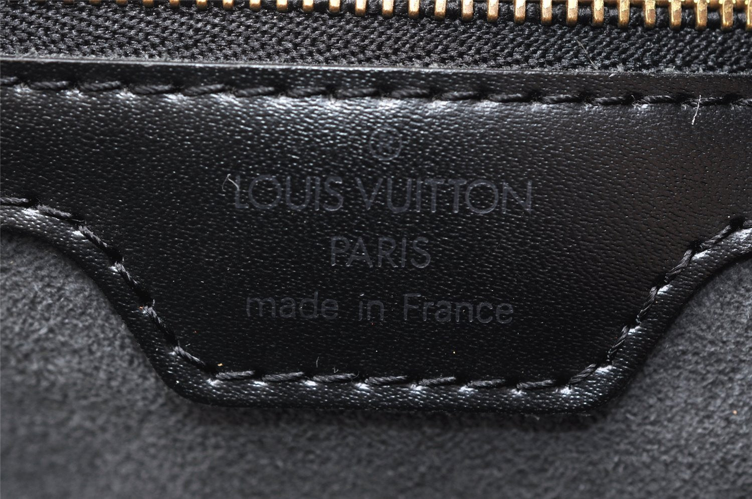 Authentic Louis Vuitton Epi Lussac Shoulder Tote Bag Black M52282 LV 3534K