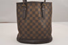Authentic Louis Vuitton Damier Marais Bucket Shoulder Tote Bag N42240 LV 3535J