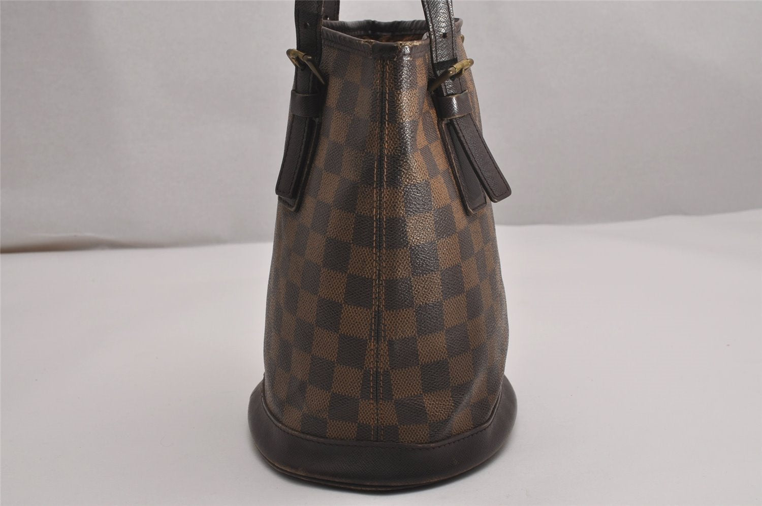 Authentic Louis Vuitton Damier Marais Bucket Shoulder Tote Bag N42240 LV 3535J