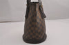 Authentic Louis Vuitton Damier Marais Bucket Shoulder Tote Bag N42240 LV 3535J