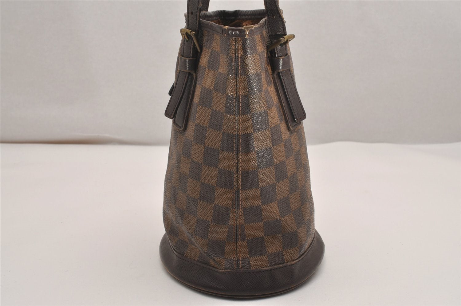 Authentic Louis Vuitton Damier Marais Bucket Shoulder Tote Bag N42240 LV 3535J