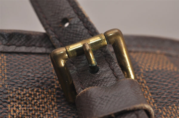 Authentic Louis Vuitton Damier Marais Bucket Shoulder Tote Bag N42240 LV 3535J