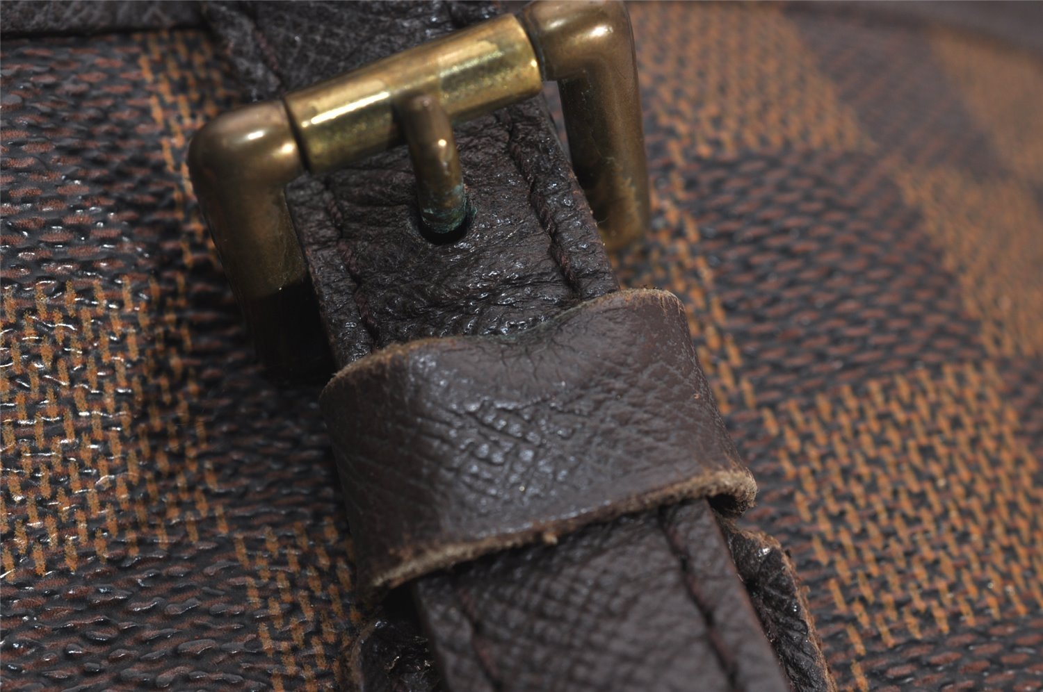 Authentic Louis Vuitton Damier Marais Bucket Shoulder Tote Bag N42240 LV 3535J