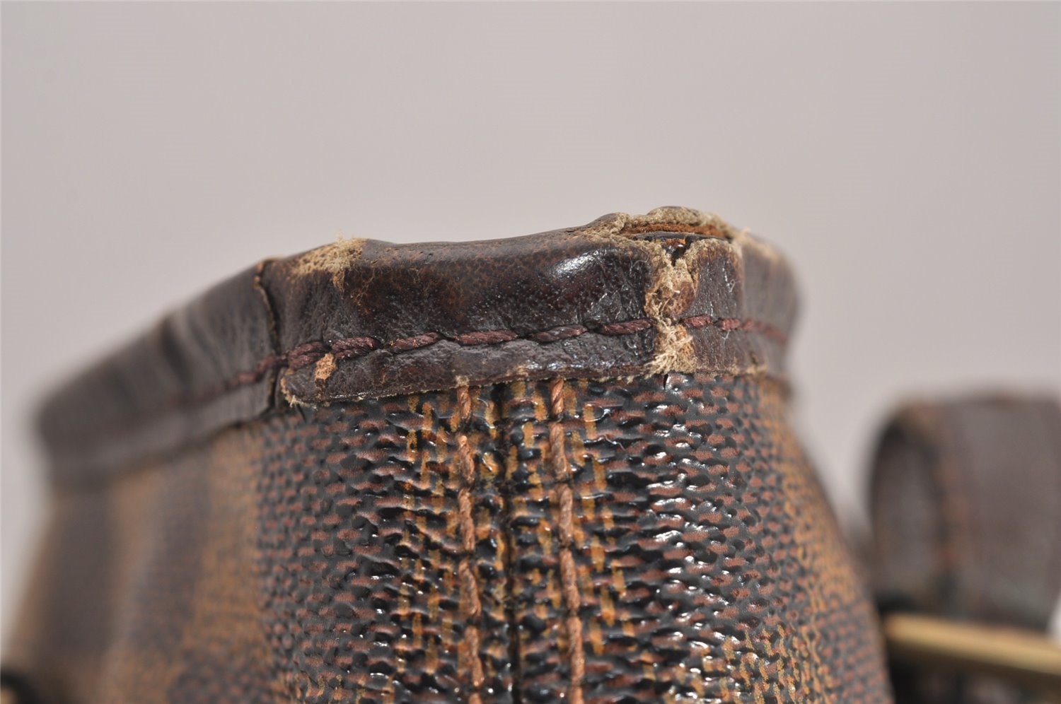 Authentic Louis Vuitton Damier Marais Bucket Shoulder Tote Bag N42240 LV 3535J