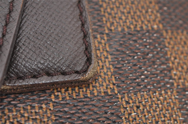 Authentic Louis Vuitton Damier Marais Bucket Shoulder Tote Bag N42240 LV 3535J