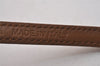 Authentic PRADA Vintage Saffiano Leather Bracelet Size M Brown Box 3536I