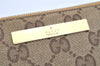 Authentic GUCCI Vintage Long Wallet Purse GG Canvas Leather Brown Junk 3536K