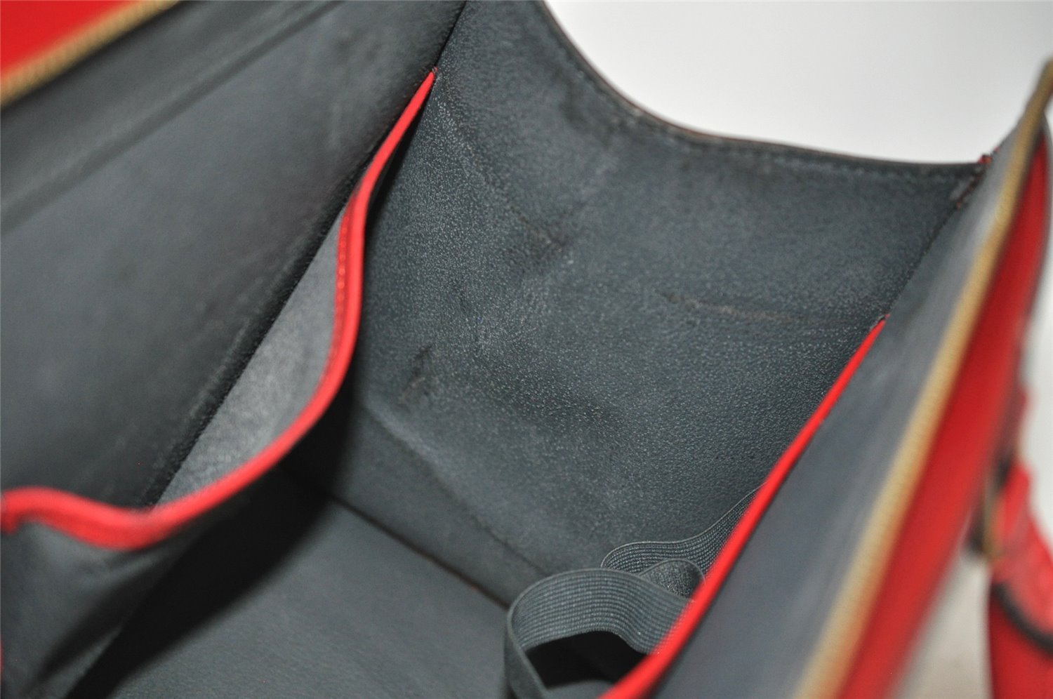 Authentic Louis Vuitton Epi Riviera Hand Bag Red M48187 LV Junk 3538I