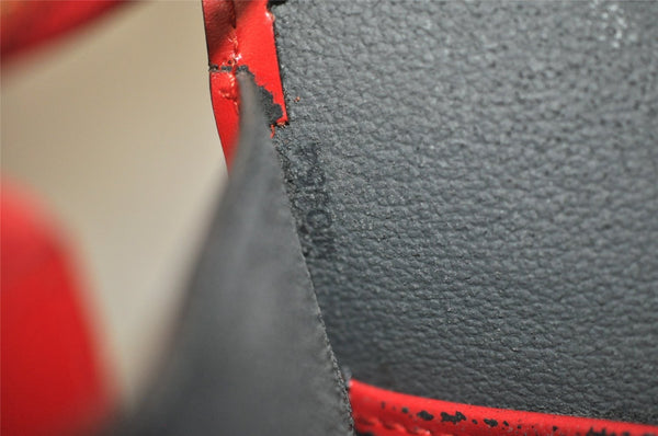 Authentic Louis Vuitton Epi Riviera Hand Bag Red M48187 LV Junk 3538I