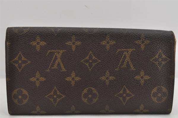 Auth Louis Vuitton Monogram Pochette Porte Monnaie Credit Wallet M61723 LV 3538K