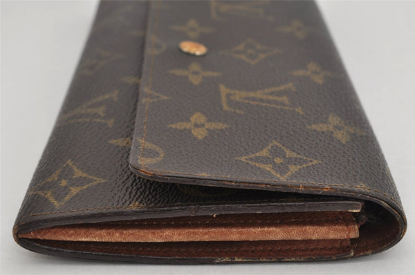 Auth Louis Vuitton Monogram Pochette Porte Monnaie Credit Wallet M61723 LV 3538K