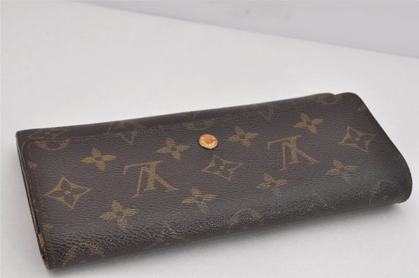 Auth Louis Vuitton Monogram Pochette Porte Monnaie Credit Wallet M61723 LV 3538K